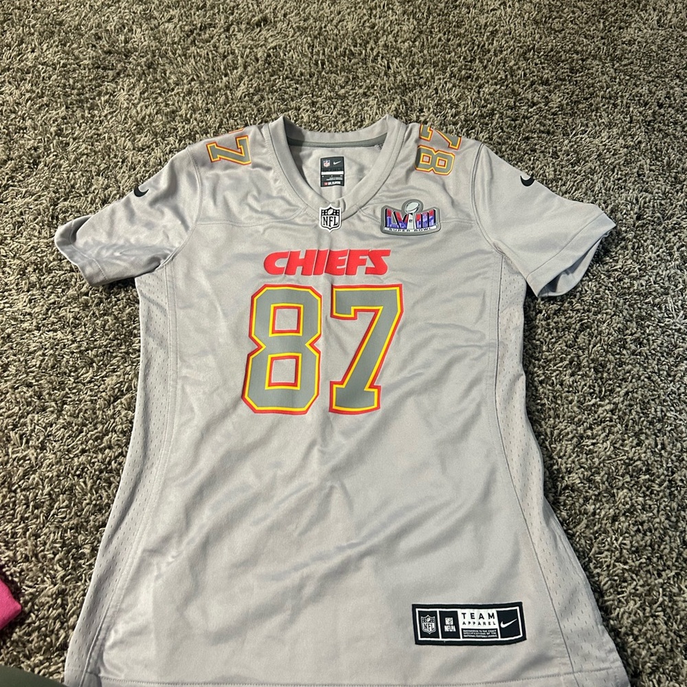 Kelce jersey from 2023 superbowl